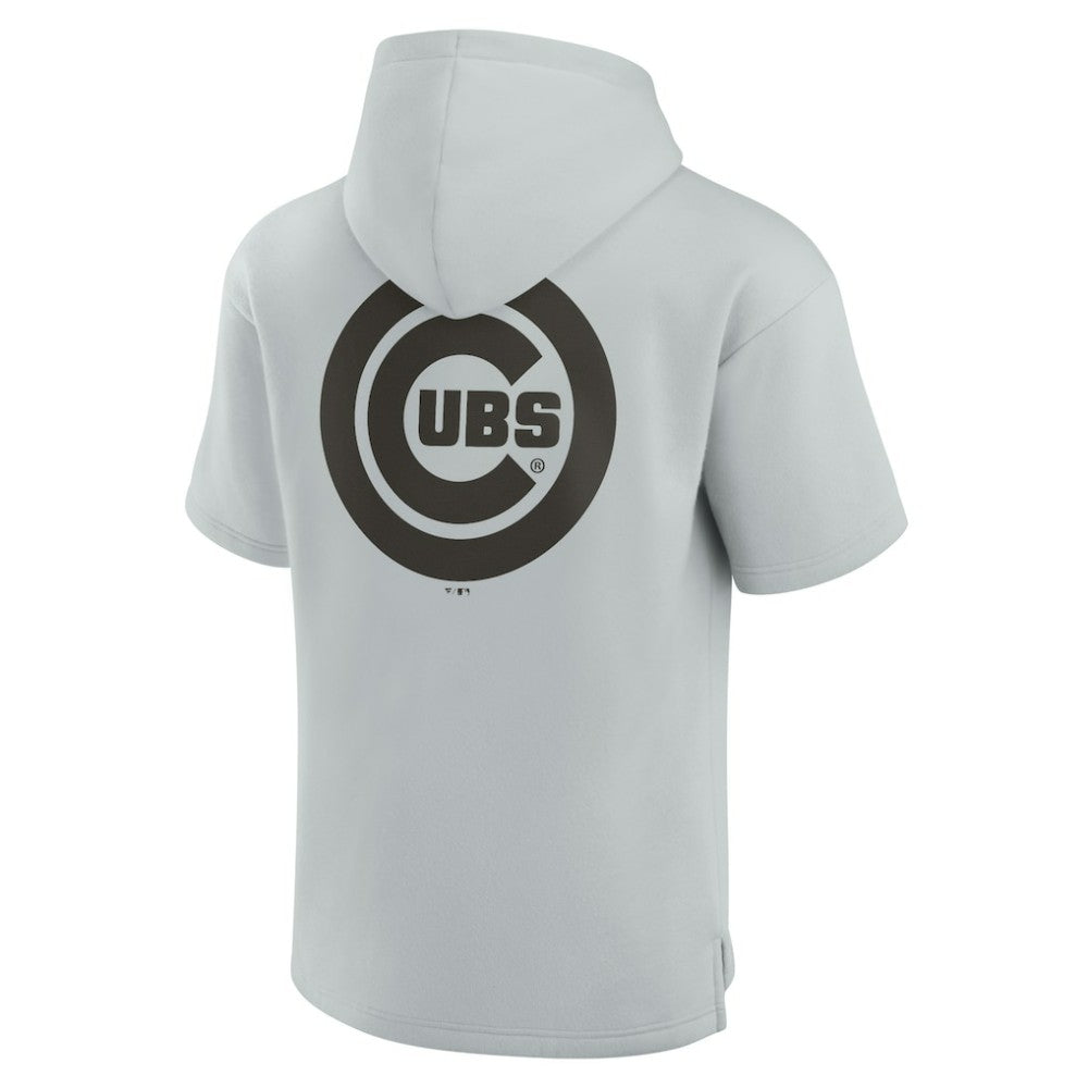 Chicago Cubs Fanatics Unisex Elements Super Soft Fleece Short Sleeve Pullover Hoodie | MLB On Sale