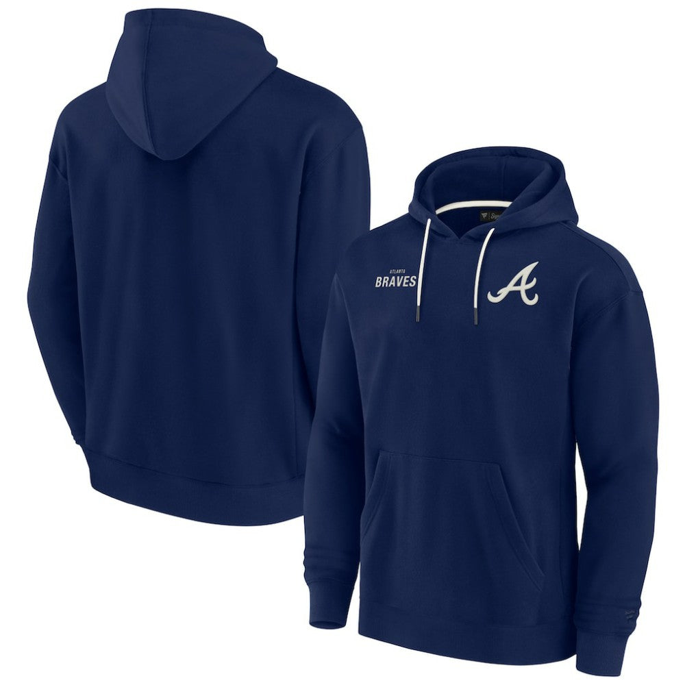 Atlanta Braves Fanatics Unisex Elements Super Soft Fleece Pullover Hoodie | MLB For sale