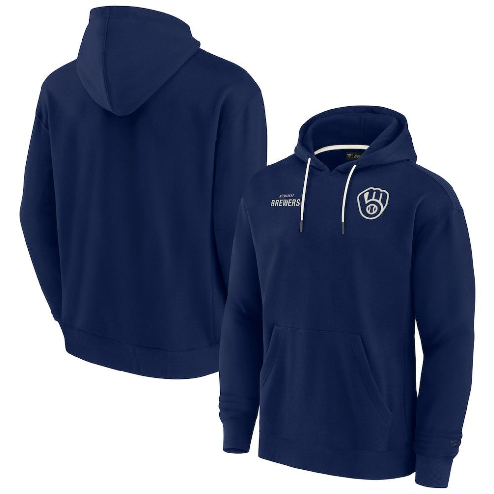 Milwaukee Brewers Fanatics Unisex Elements Super Soft Fleece Pullover Hoodie | MLB US