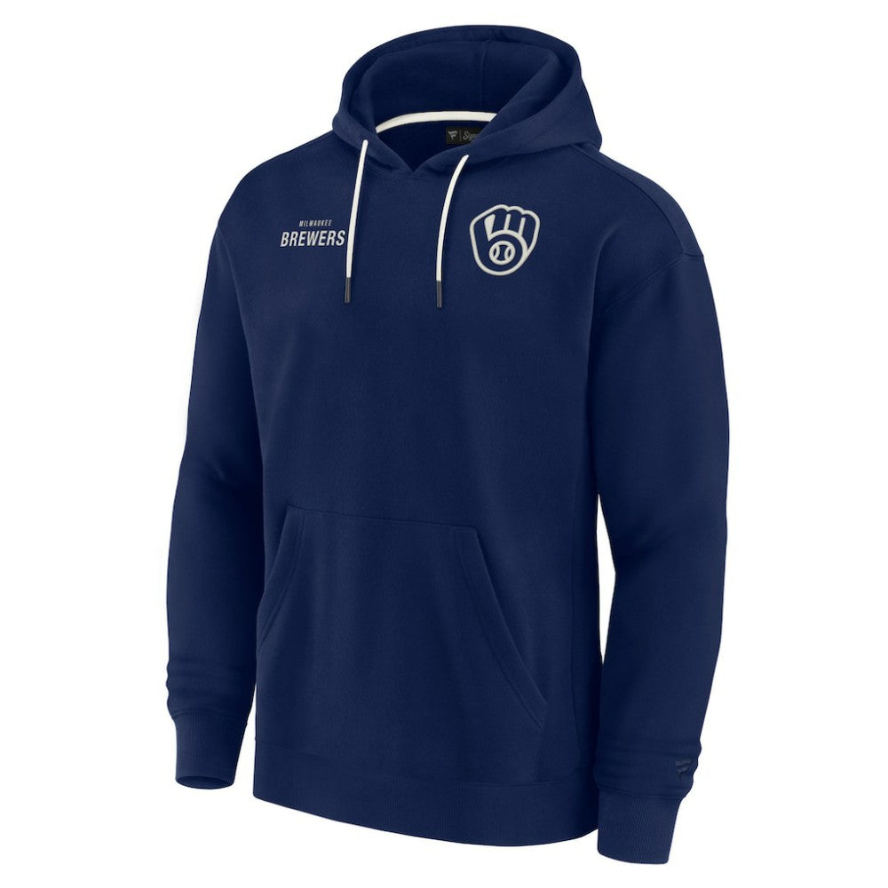 Milwaukee Brewers Fanatics Unisex Elements Super Soft Fleece Pullover Hoodie | MLB US