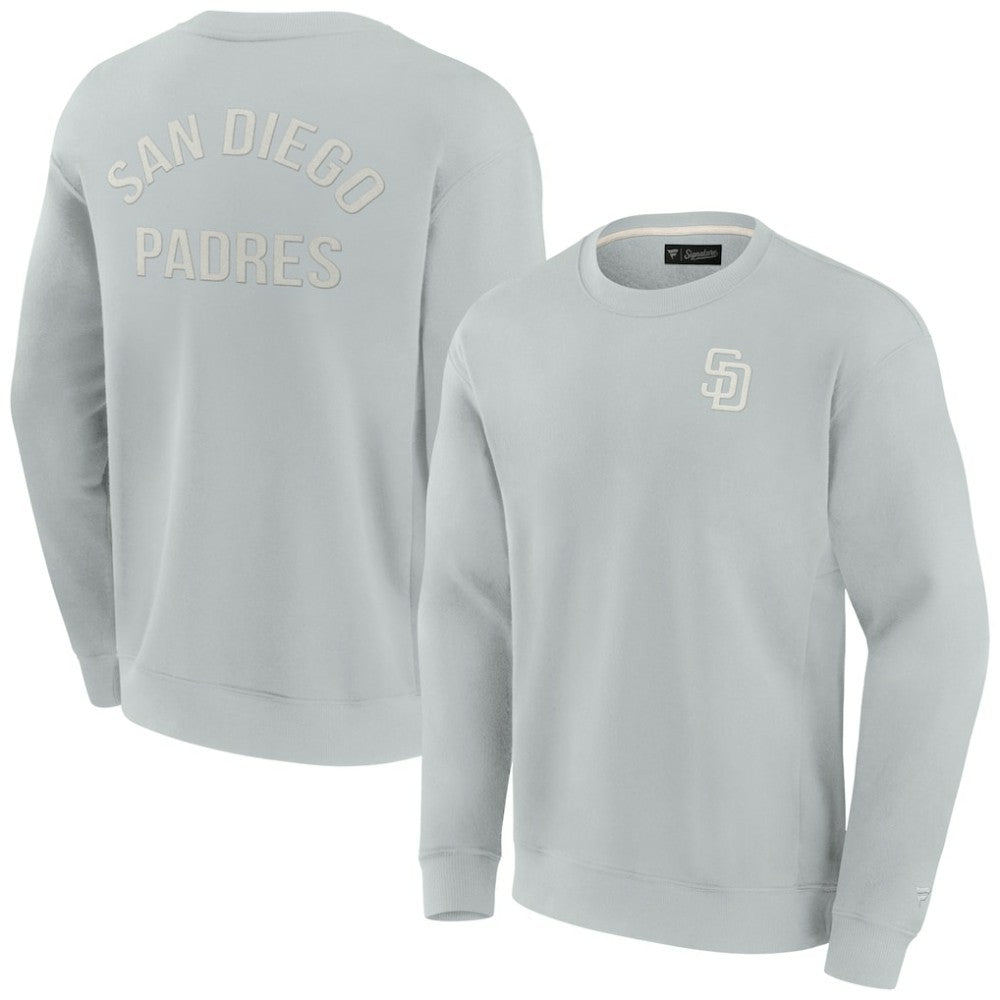 San Diego Padres Fanatics Unisex Super Soft Pullover Crew Sweatshirt | MLB Outlet