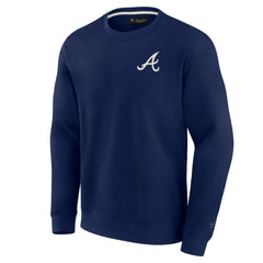 Atlanta Braves Fanatics Unisex Super Soft Pullover Crew Sweatshirt | MLB Outlet