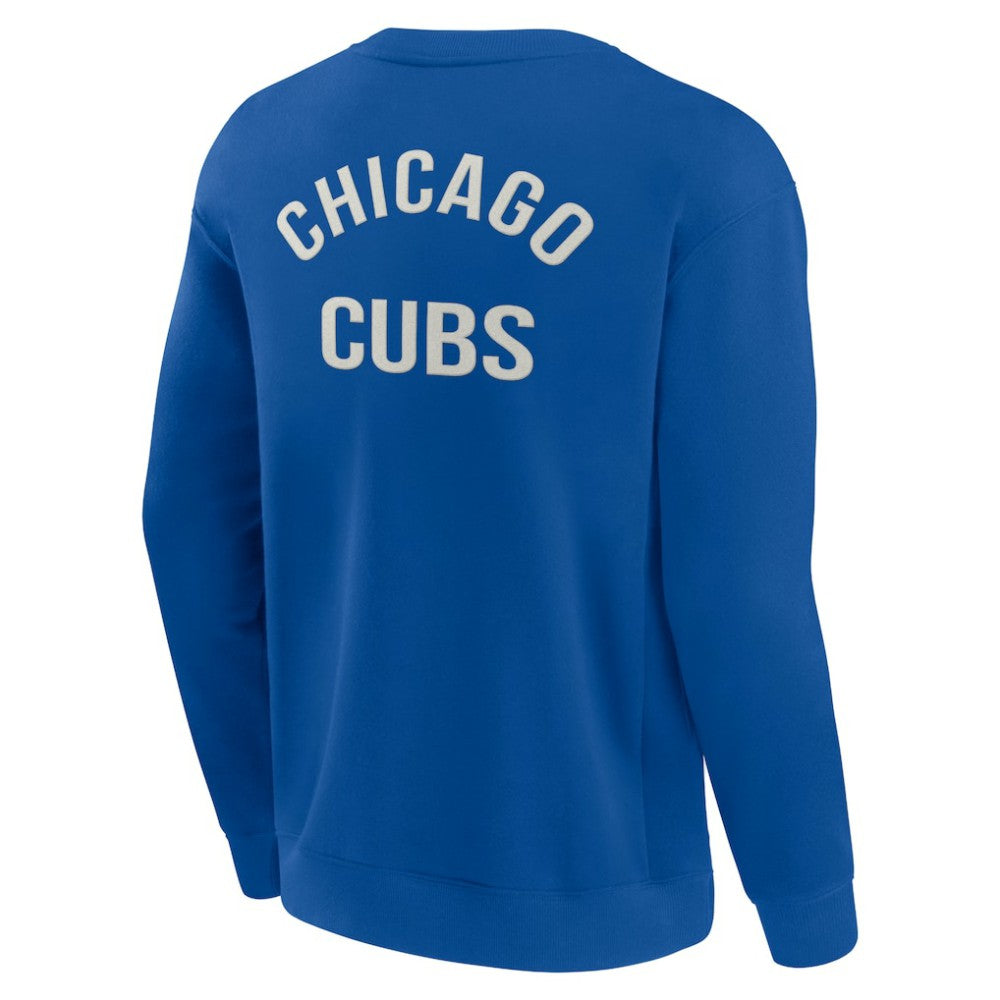 Chicago Cubs Fanatics Unisex Super Soft Pullover Crew Sweatshirt | MLB On Sale