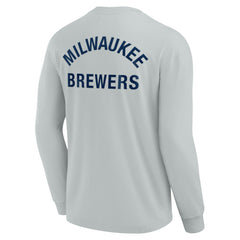 Milwaukee Brewers Fanatics Unisex Elements Super Soft Long Sleeve T-Shirt | MLB New