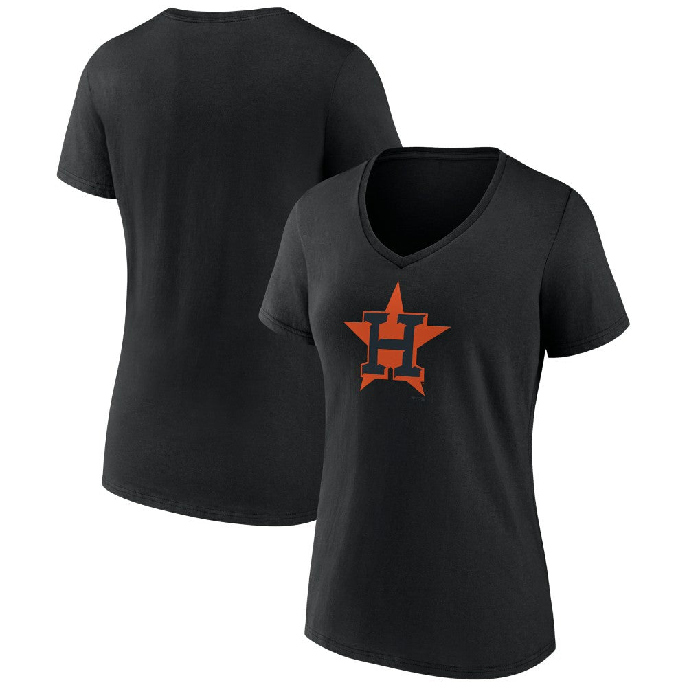 Houston Astros Women's Rough Diamond V-Neck T-Shirt | MLB New