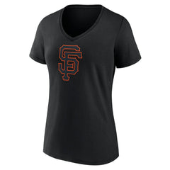 San Francisco Giants Women's Rough Diamond V-Neck T-Shirt | MLB Outlet