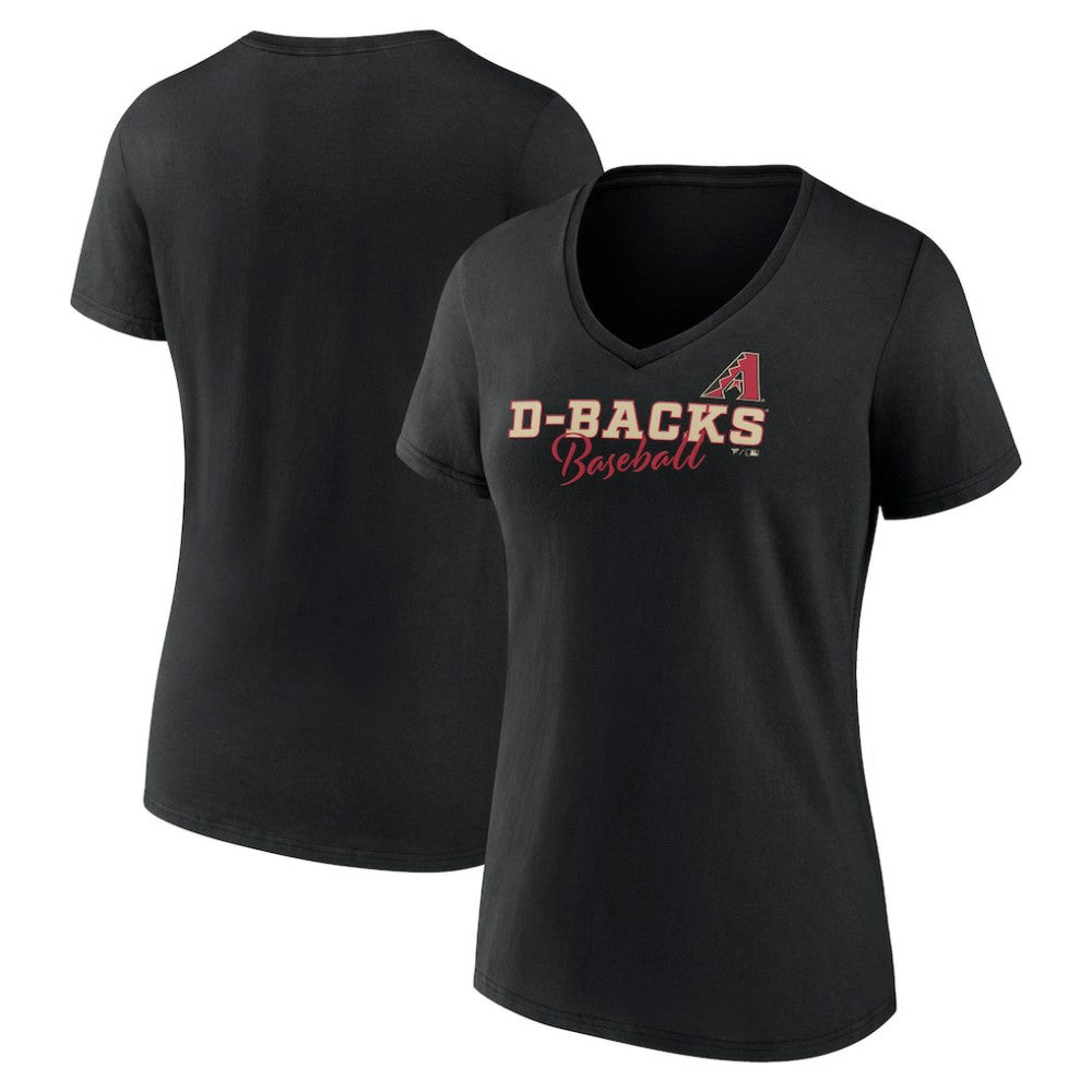 Arizona Diamondbacks Women's Back In Business V-Neck T-Shirt | MLB For sale
