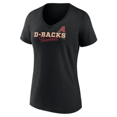Arizona Diamondbacks Women's Back In Business V-Neck T-Shirt | MLB For sale