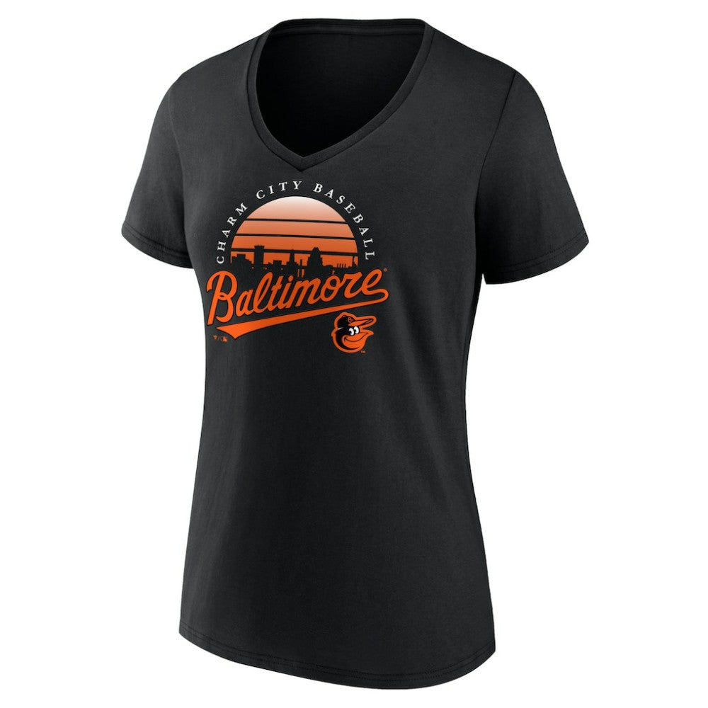Baltimore Orioles Women's One Champion V-Neck T-Shirt | MLB Online