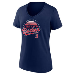 Boston Red Sox Women's One Champion V-Neck T-Shirt | MLB Discount