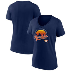 Houston Astros Women's One Champion V-Neck T-Shirt | MLB New
