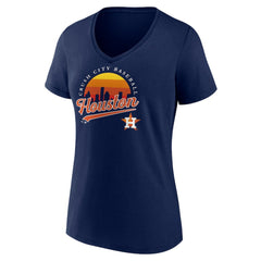 Houston Astros Women's One Champion V-Neck T-Shirt | MLB New