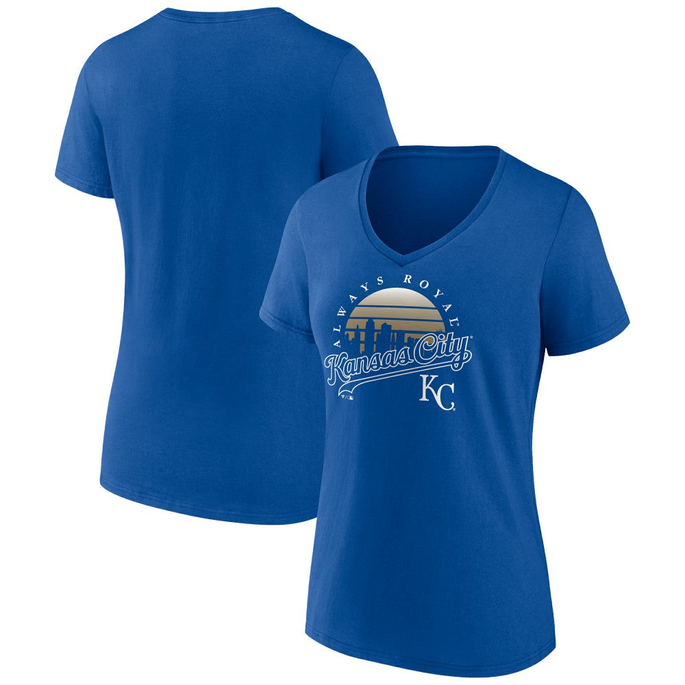 Kansas City Royals Women's One Champion V-Neck T-Shirt | MLB Outlet