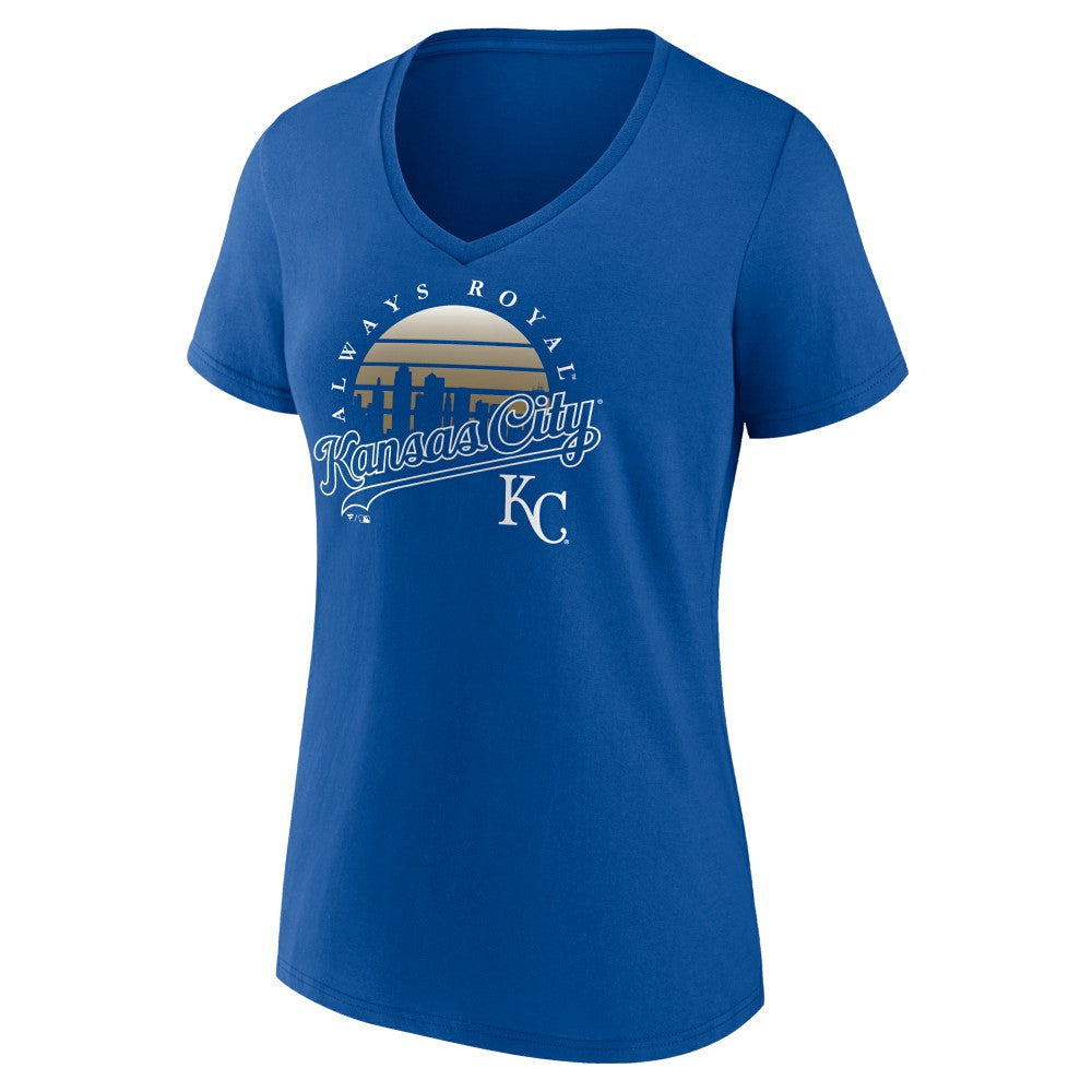 Kansas City Royals Women's One Champion V-Neck T-Shirt | MLB Outlet