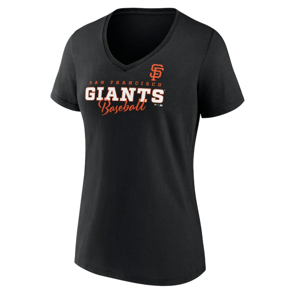 San Francisco Giants Women's Back In Business V-Neck T-Shirt | MLB US