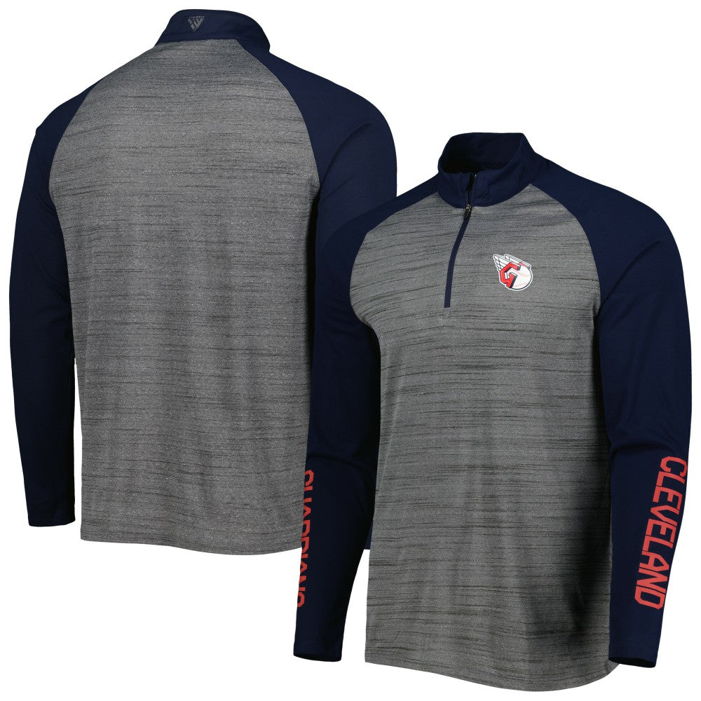 Cleveland Guardians Levelwear Vandal Raglan Quarter-Zip Top | MLB Shop