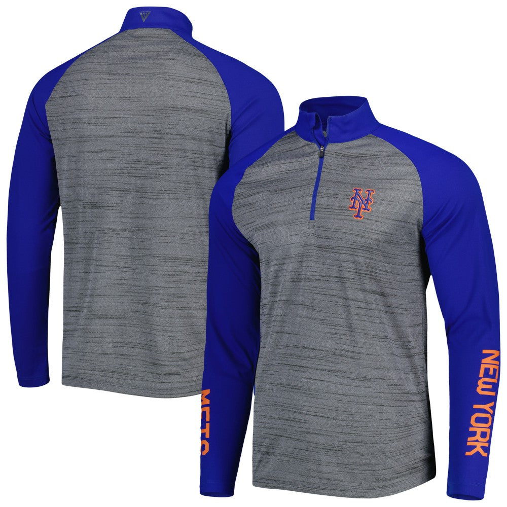 New York Mets Levelwear Vandal Raglan Quarter-Zip Top | MLB For sale