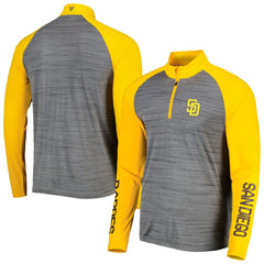 San Diego Padres Levelwear Vandal Raglan Quarter-Zip Top | MLB Outlet