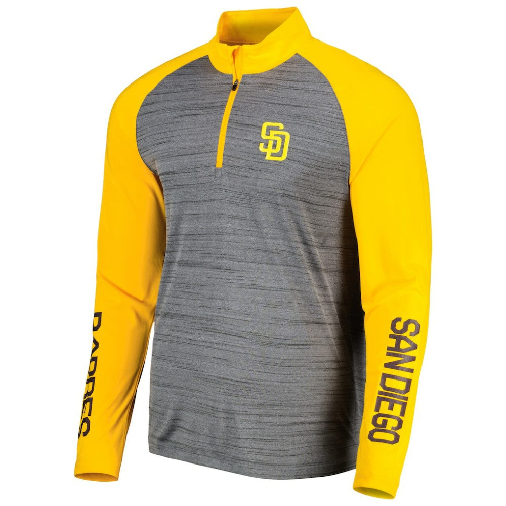 San Diego Padres Levelwear Vandal Raglan Quarter-Zip Top | MLB Outlet