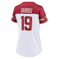 San Francisco 49ers Fanatics Deebo Samuel  Women's Athena Name & Number V-Neck Top