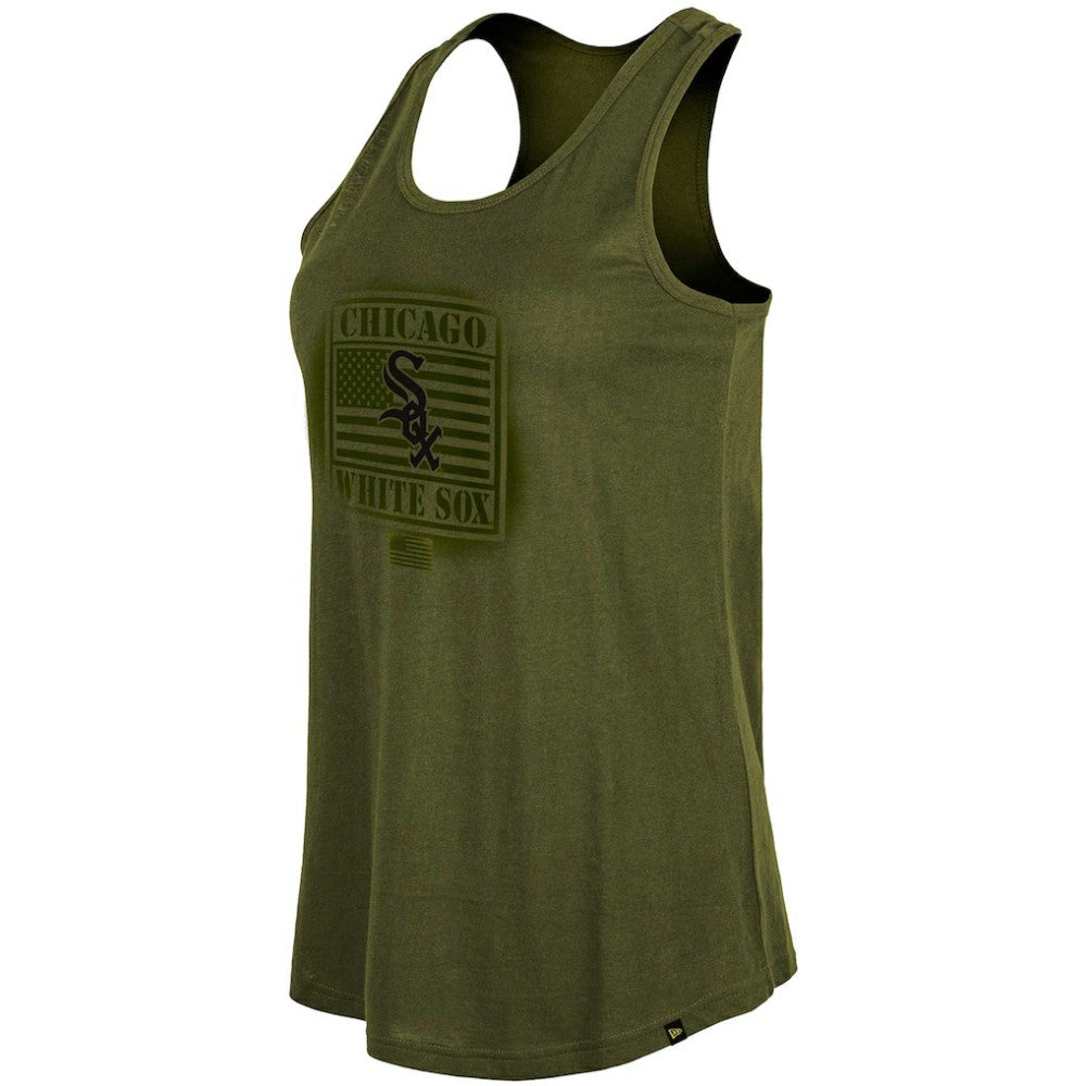 Chicago White Sox New Era Women's 2023 Armed Forces Day Racerback Tank Top | MLB On Sale