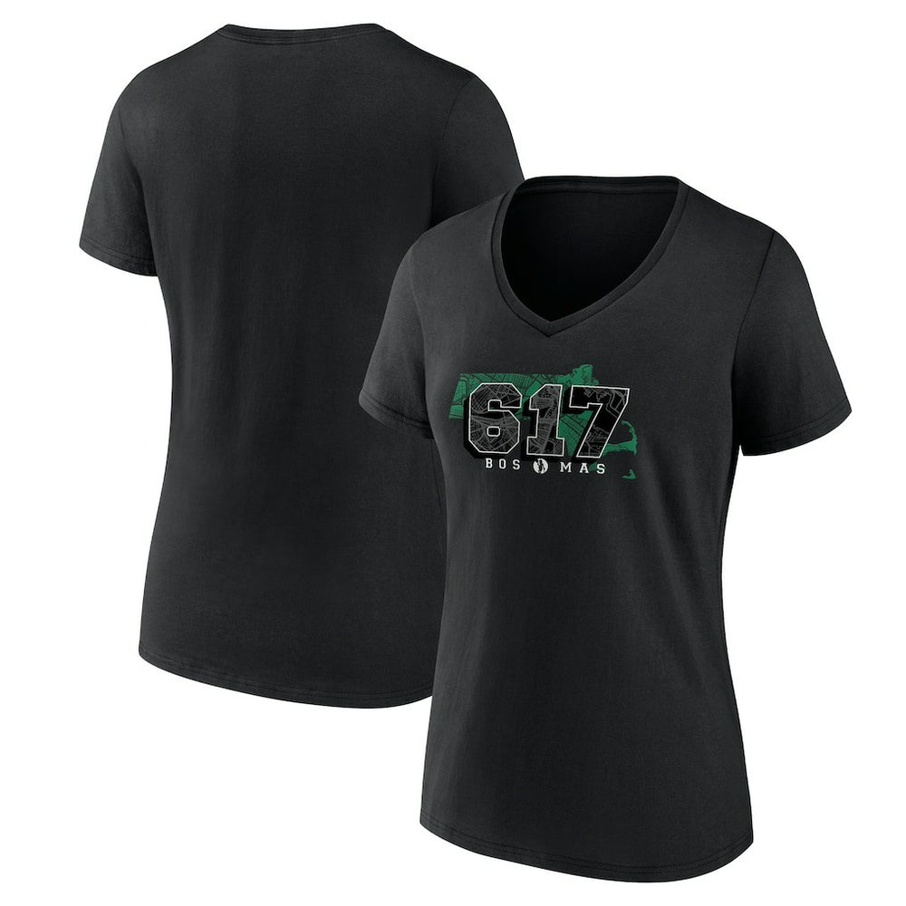 Boston Celtics Women's Core Hometown Launch V-Neck T-Shirt Outlet