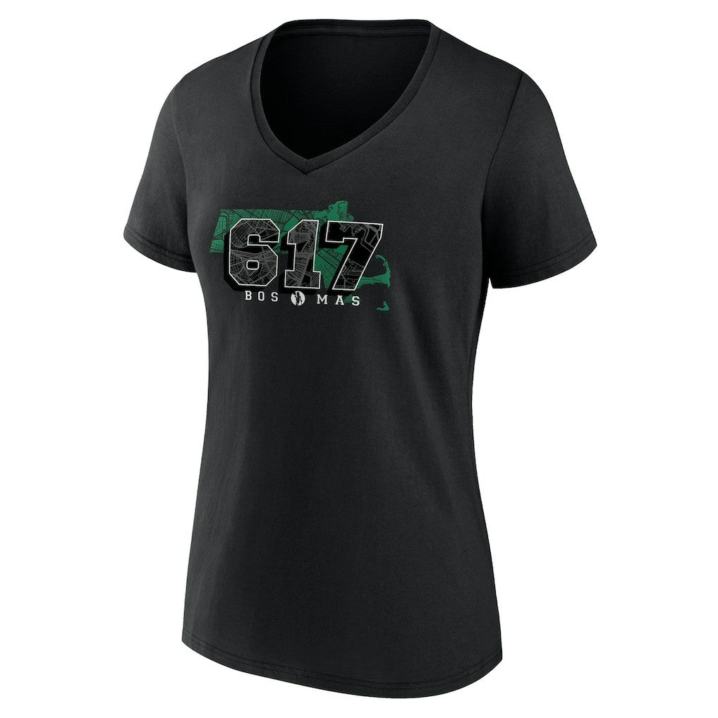 Boston Celtics Women's Core Hometown Launch V-Neck T-Shirt Outlet
