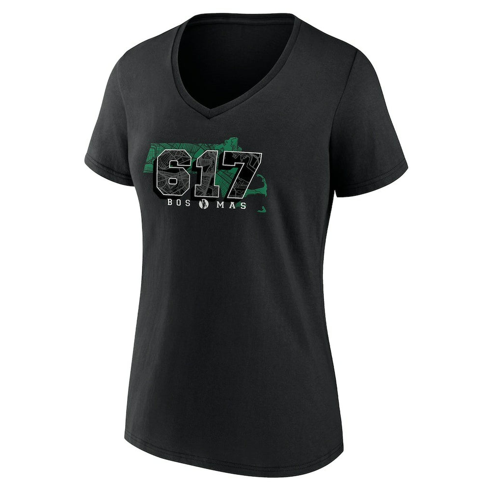 Boston Celtics Women's Core Hometown Launch V-Neck T-Shirt Outlet