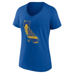 Golden State Warriors Women's Core Hometown Launch V-Neck T-Shirt sale New