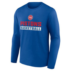 Detroit Pistons Let's Go Long Sleeve T-Shirt sale On Sale