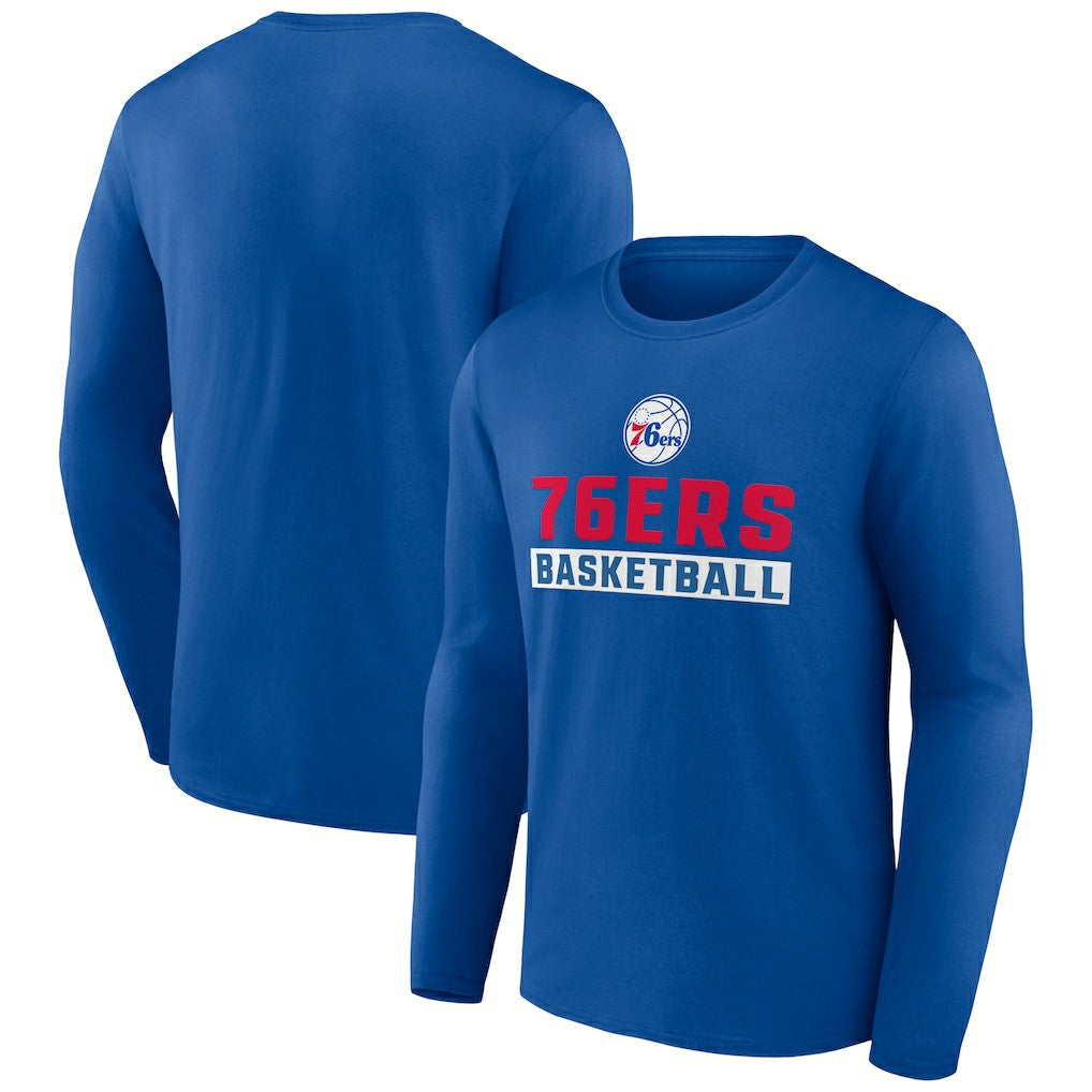Philadelphia 76ers Let's Go Long Sleeve T-Shirt On Sale