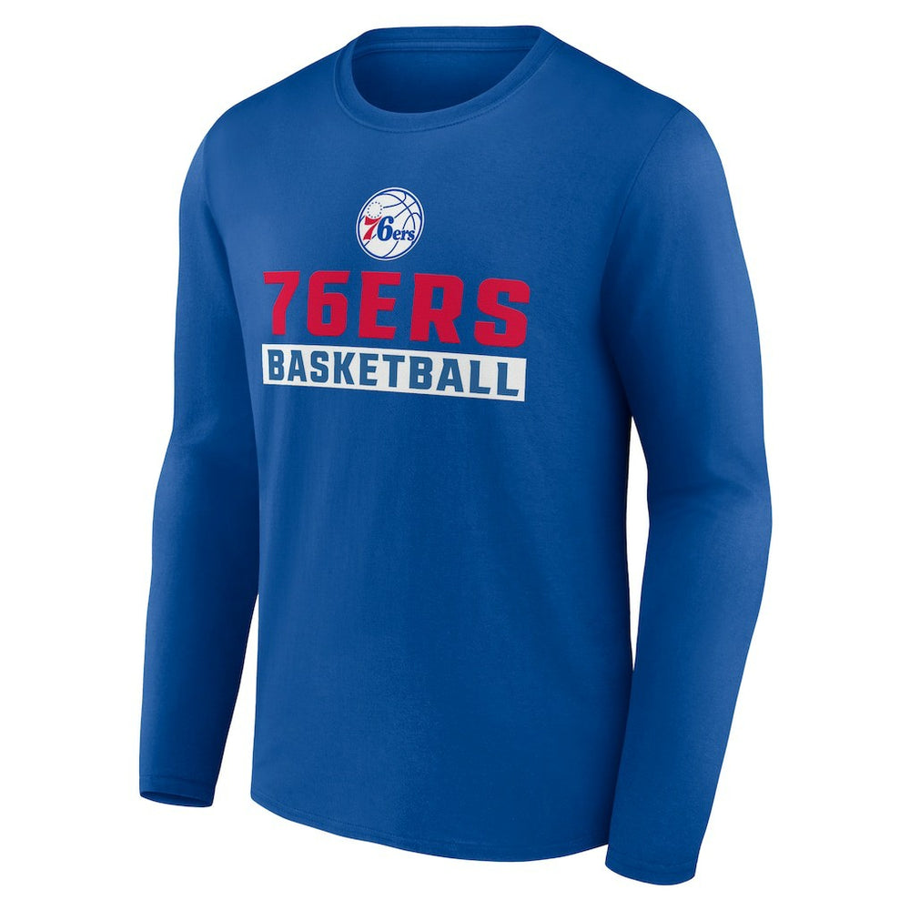 Philadelphia 76ers Let's Go Long Sleeve T-Shirt On Sale