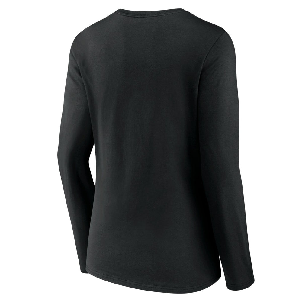 Los Angeles Lakers Women's Tumble V-Neck Long Sleeve T-Shirt For Sale