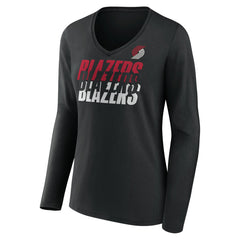 San Antonio Spurs Women's Tumble V-Neck Long Sleeve T-Shirt Discount