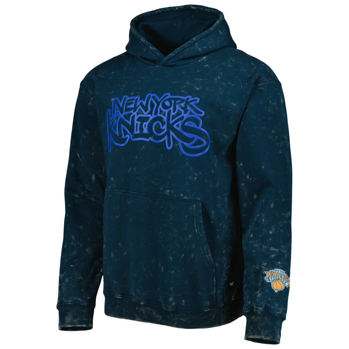 New York Knicks The Wild Collective Unisex Tonal Acid Wash Pullover Hoodie Online
