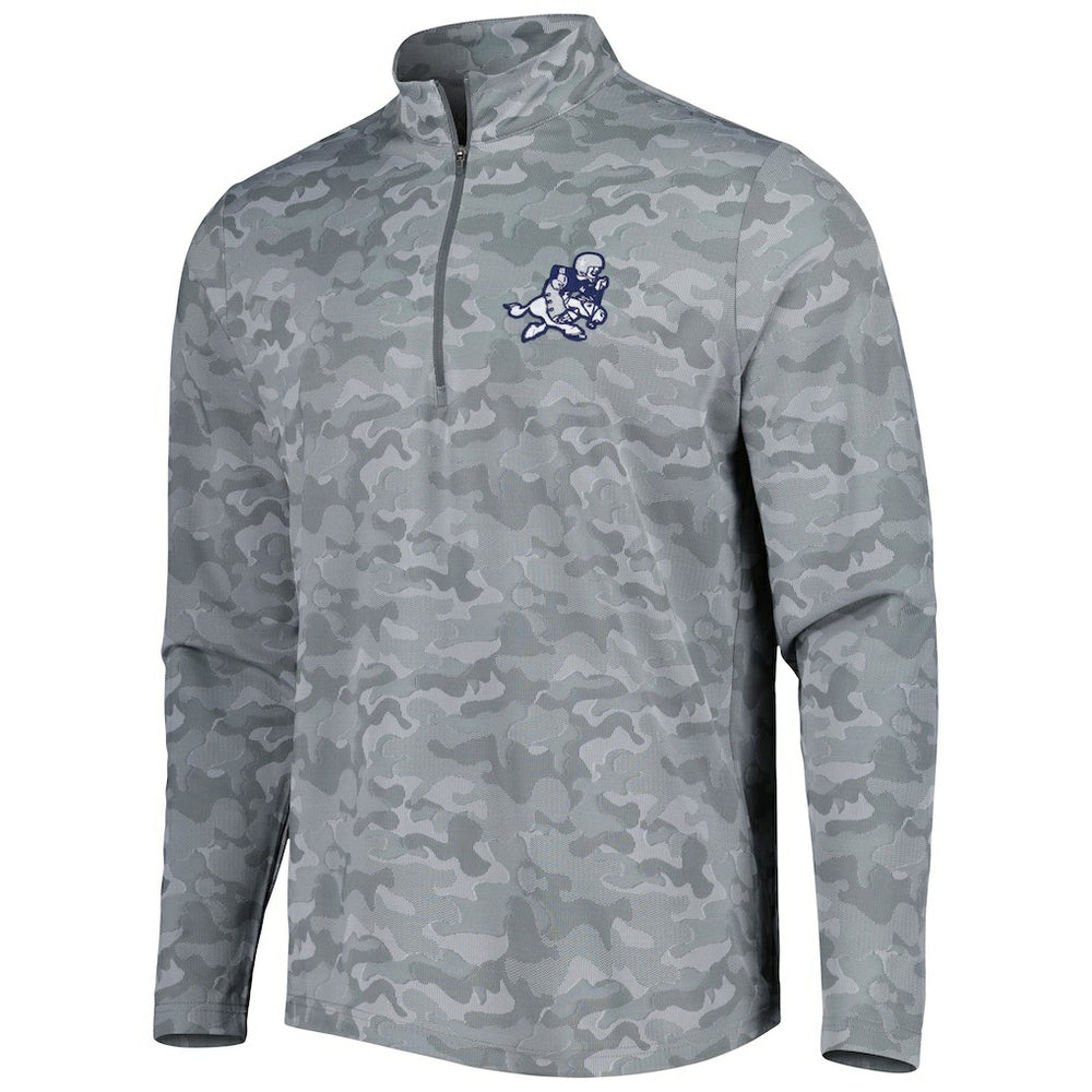 Dallas Cowboys  Antigua Brigade Throwback Quarter-Zip Top