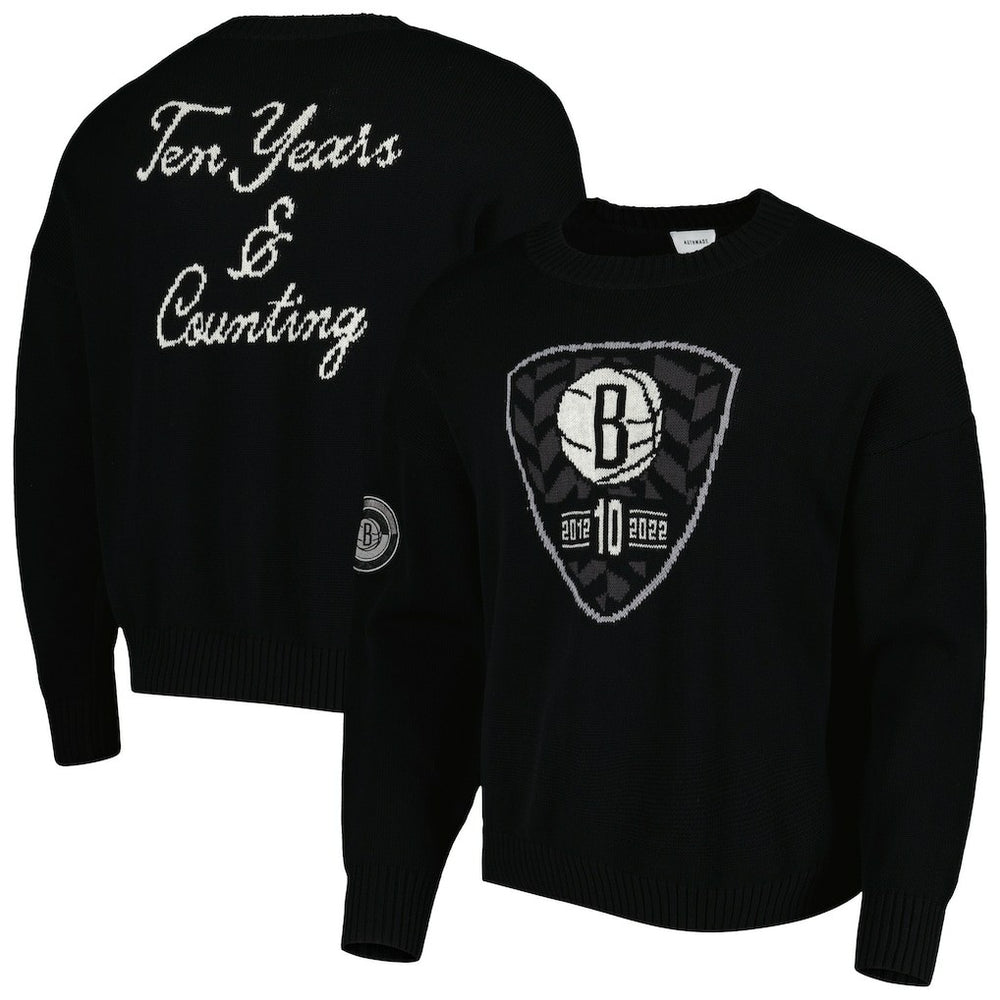 Brooklyn Nets AUTHMADE 10th Anniversary Pullover Sweater Online