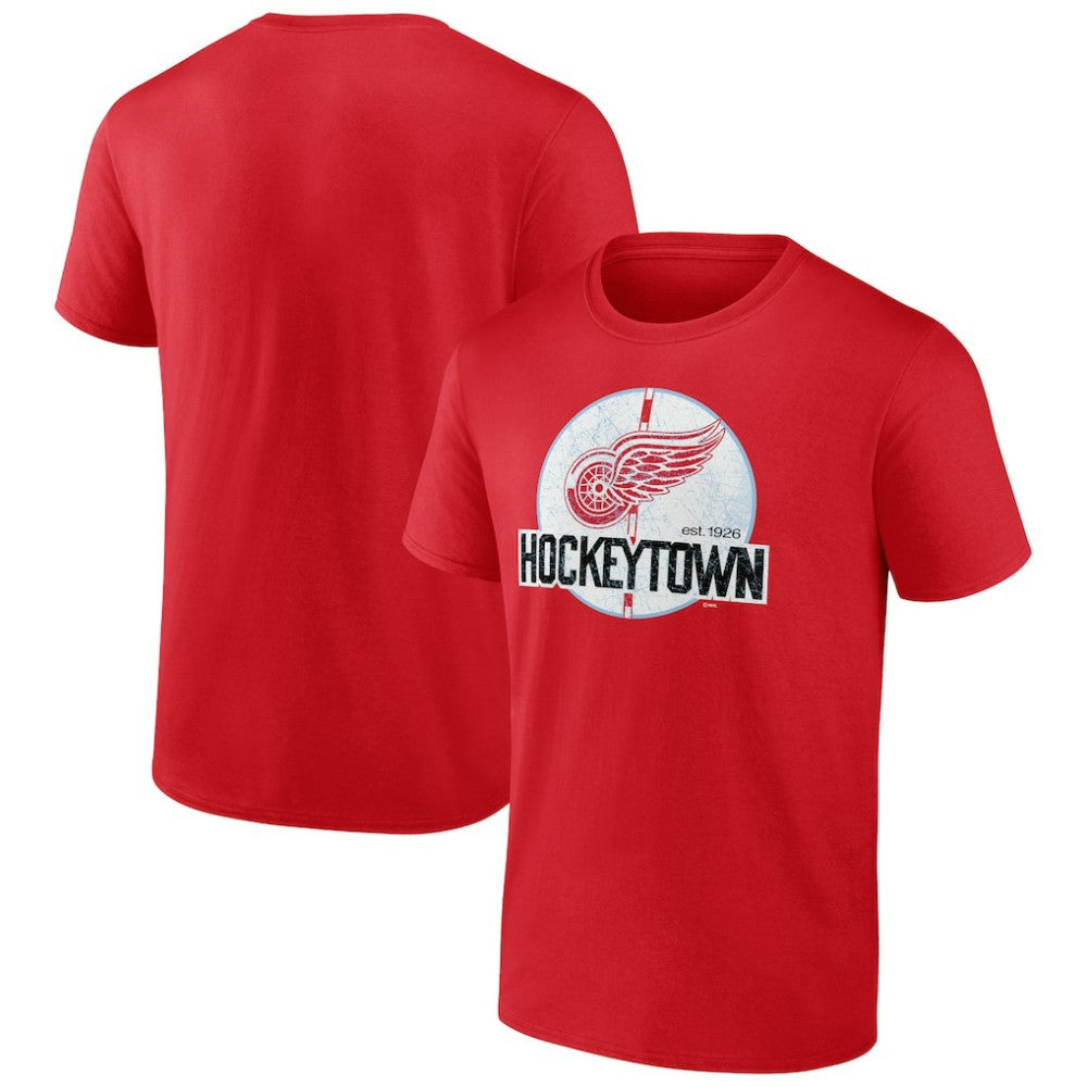 Detroit Red Wings Ice Cluster T-Shirt For Sale