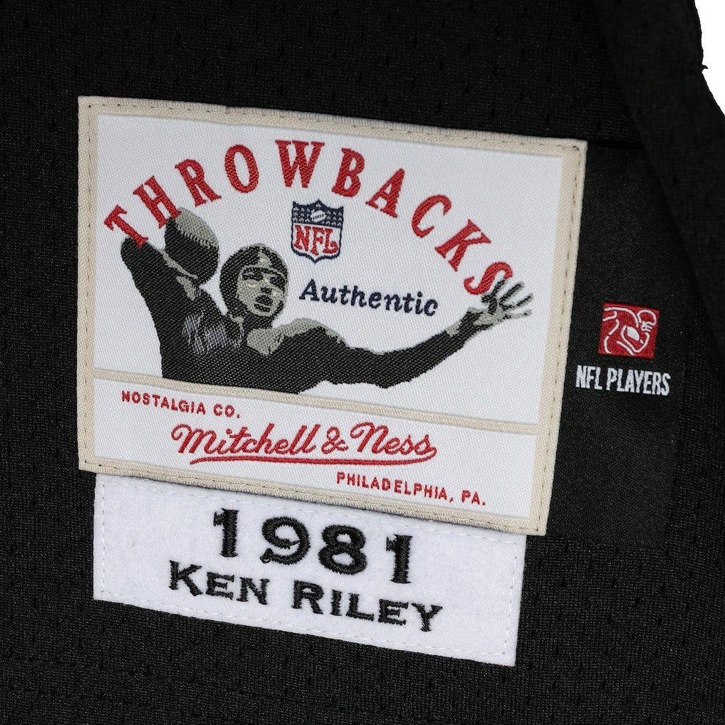 Cincinnati Bengals Mitchell & Ness Ken Riley  1981 Authentic Throwback Retired Player Jersey