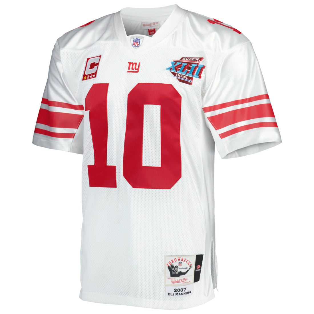 New York Giants Mitchell & Ness Eli Manning  2007 Authentic Throwback Retired Player Jersey
