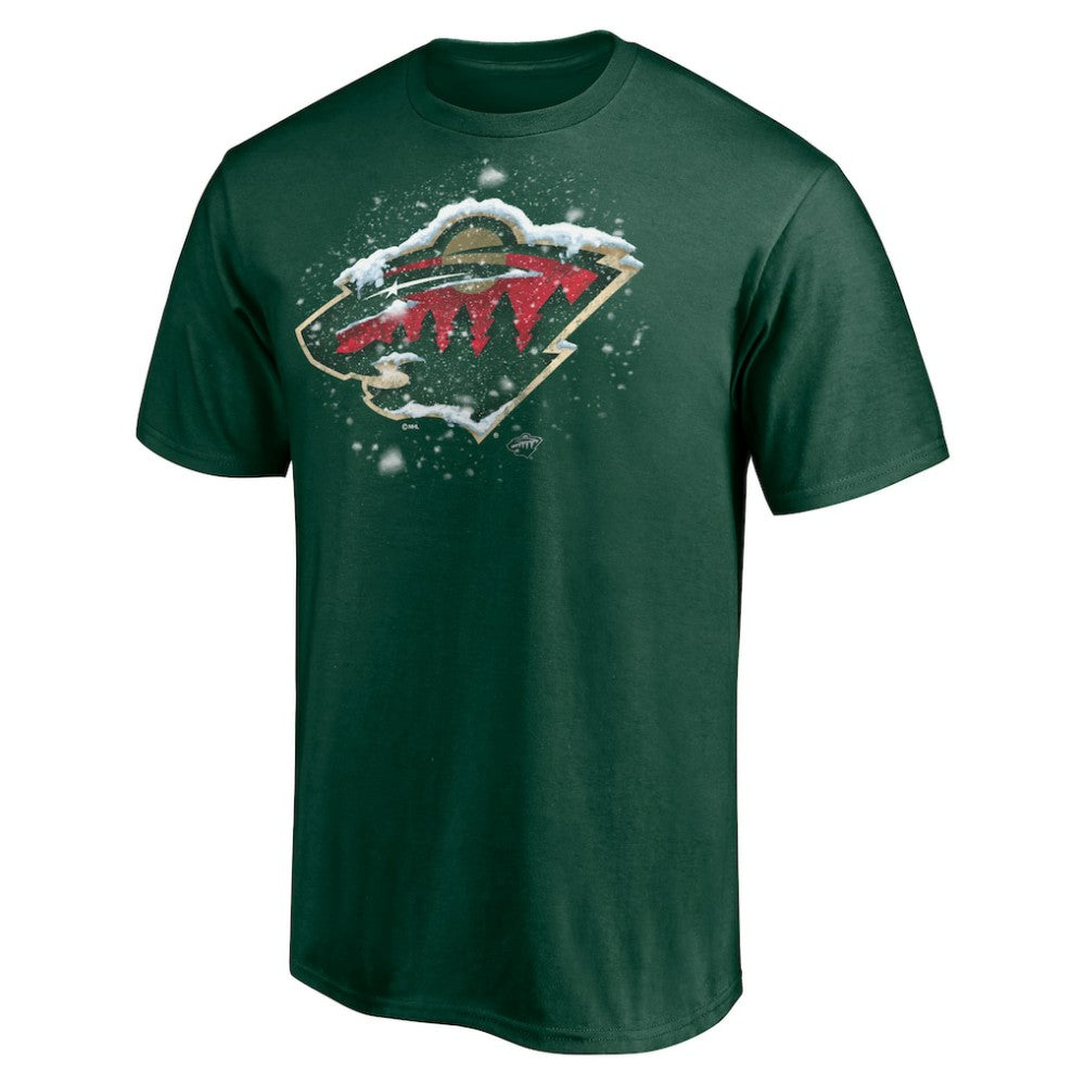 Minnesota Wild Snow Logo T-Shirt Discount