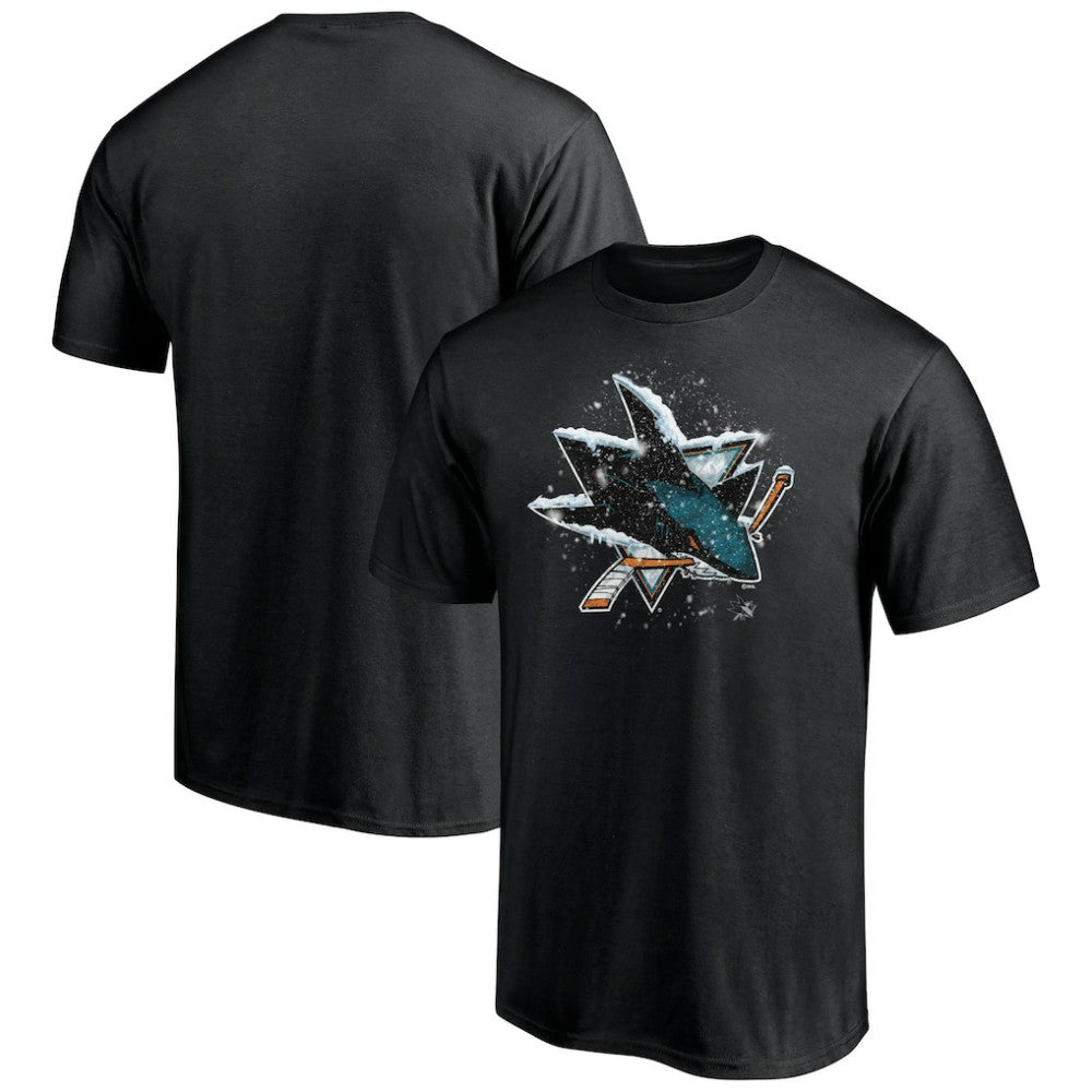 San Jose Sharks Snow Logo T-Shirt Outlet