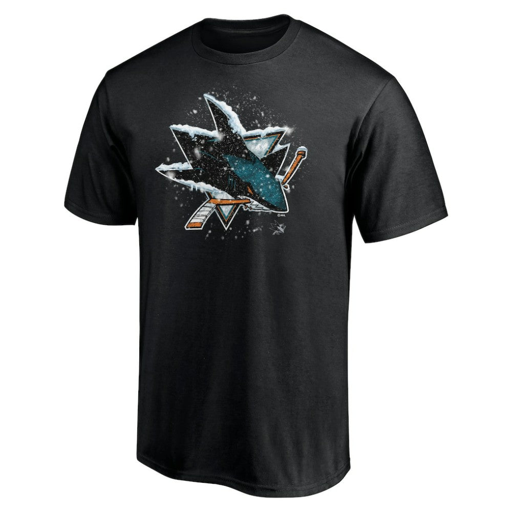 San Jose Sharks Snow Logo T-Shirt Outlet
