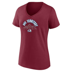 Colorado Avalanche Women's Active Edge V-Neck T-Shirt For Sale