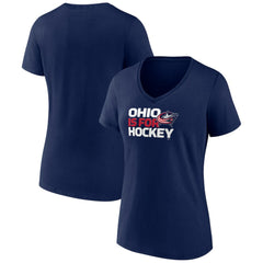 Columbus Blue Jackets Women's Active Edge V-Neck T-Shirt Online