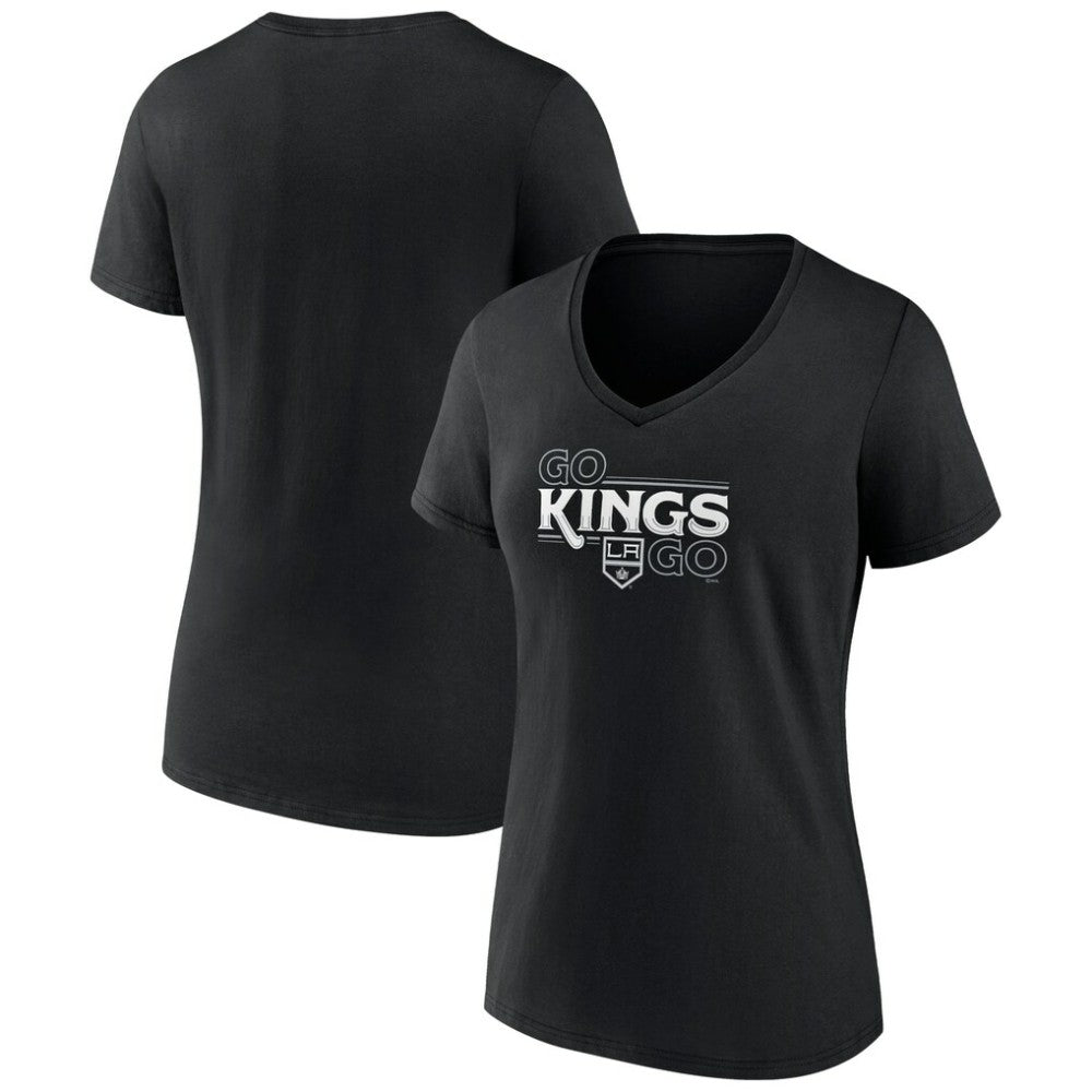 Los Angeles Kings Women's Active Edge V-Neck T-Shirt Outlet