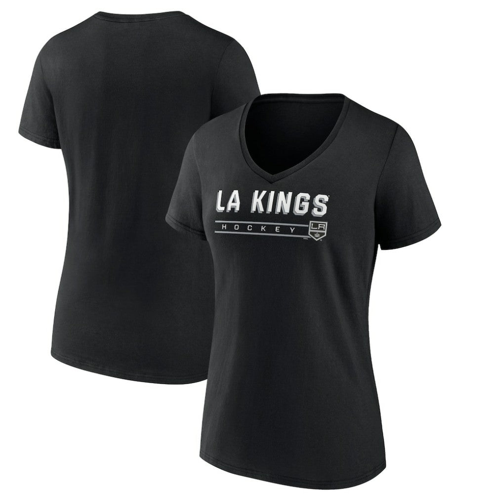 Los Angeles Kings Women's Primary Play V-Neck T-Shirt Outlet
