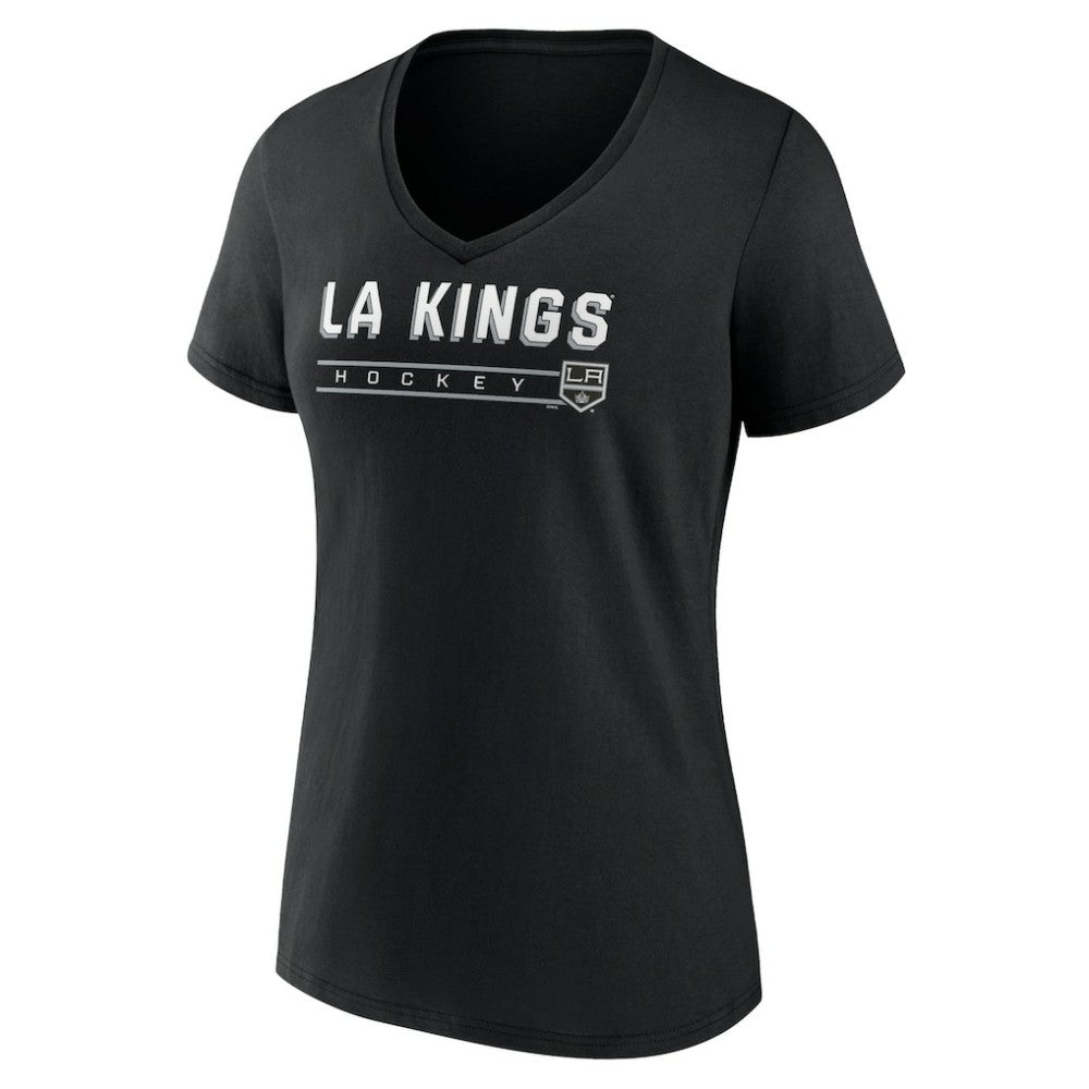 Los Angeles Kings Women's Primary Play V-Neck T-Shirt Outlet
