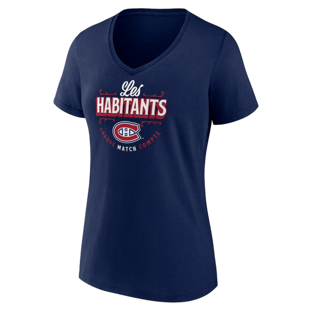 Montreal Canadiens Women's Active Edge V-Neck T-Shirt Sale