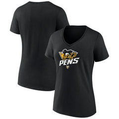 Pittsburgh Penguins Women's Active Edge V-Neck T-Shirt Outlet
